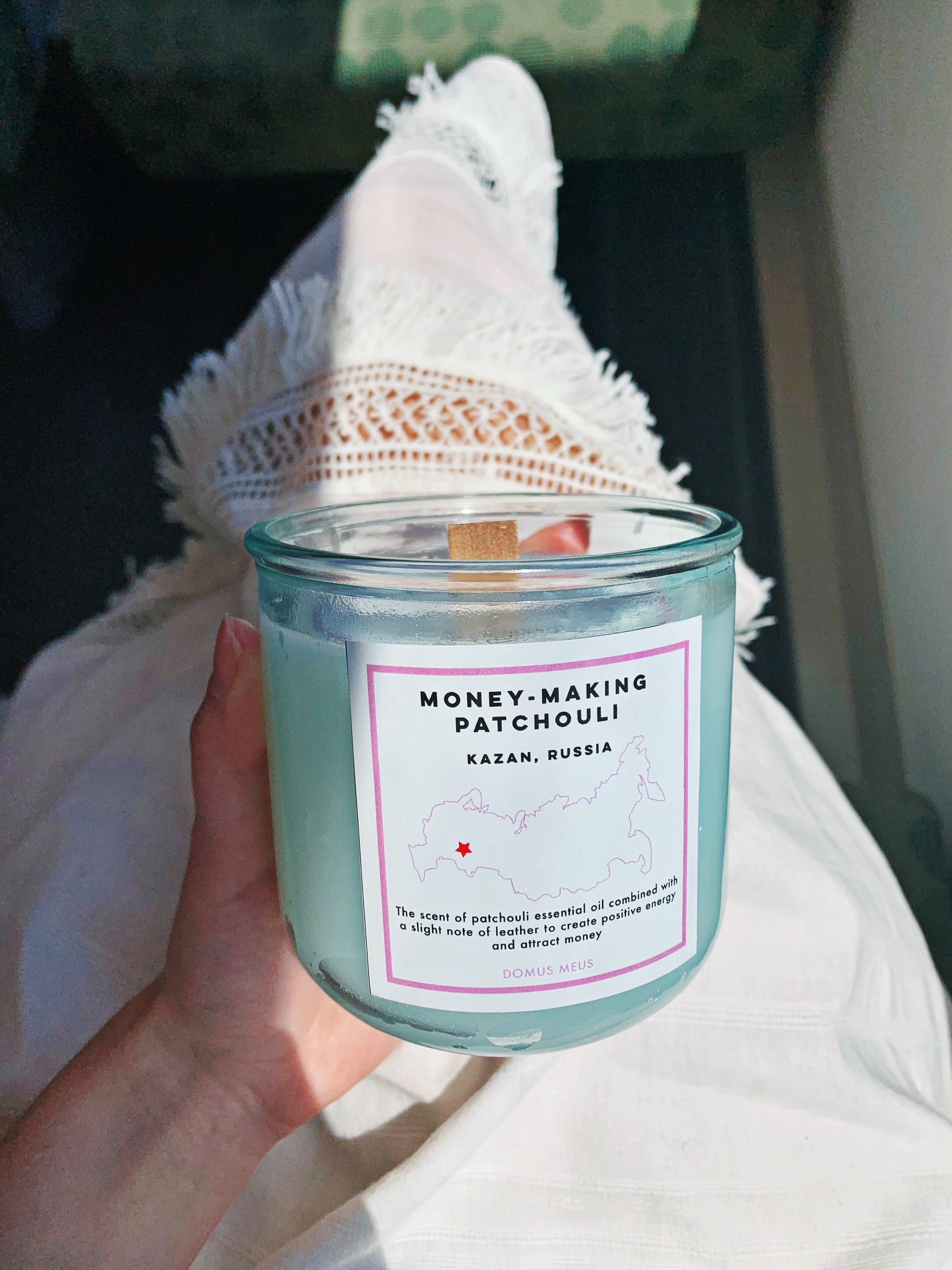 Moneymaking Patchouli Candle - Domus Meus Candles